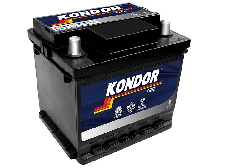 Bateria de Carro F20PD Kondor 52 Amperes
