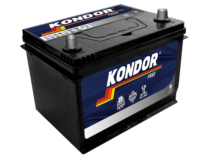 Bateria de Carro F28TD Kondor 80 Amperes